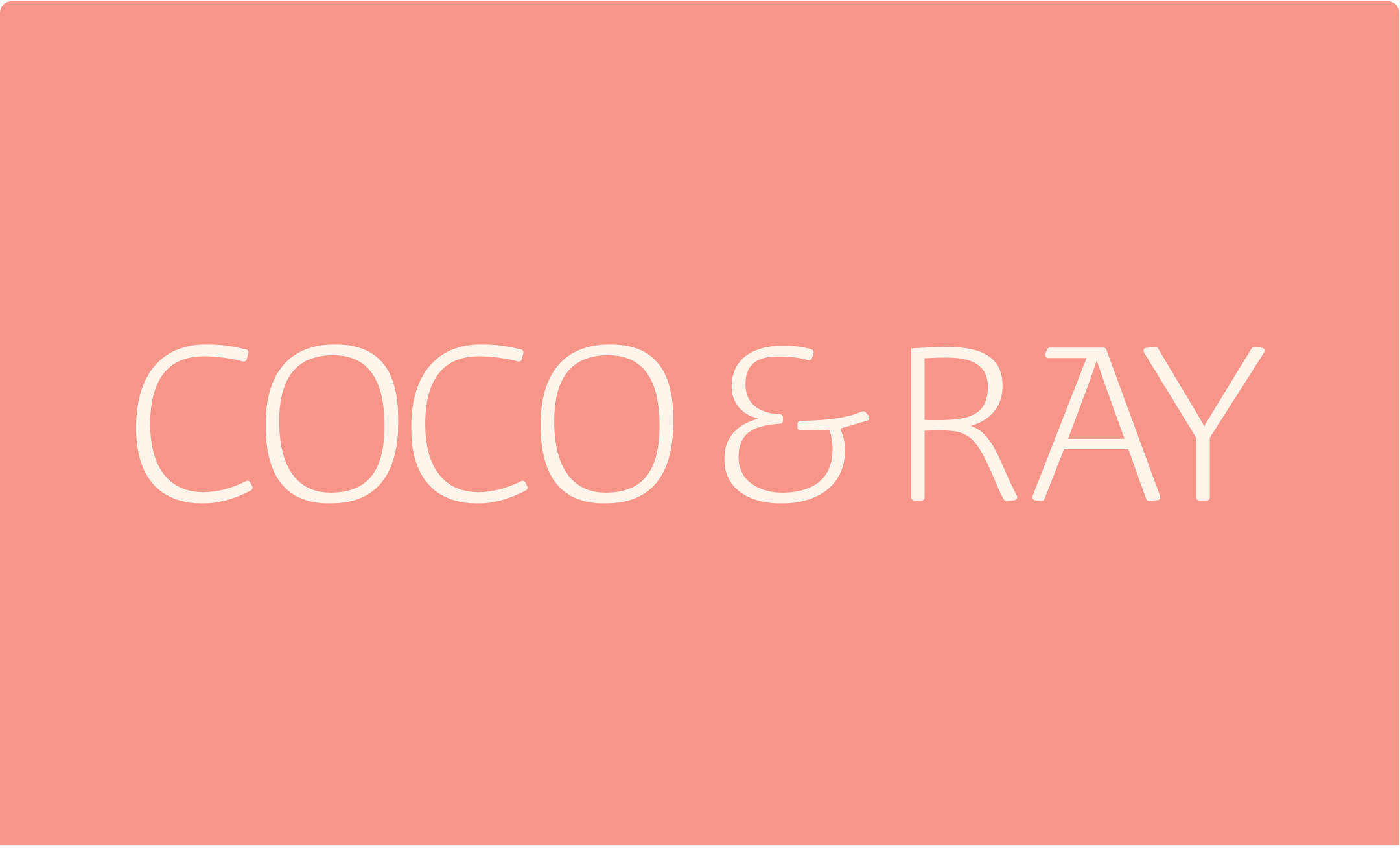 Coco & Ray | Product Branding & Art Direction Case Study
